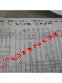 หนังสือ WIRING DIAGRAM RB20DE (NISSAN CEFIRO A31)
