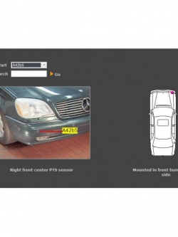 CD โปรแกรมบอกตำแหน่ง SENSOR ต่างๆของ MERCEDES BENZ V.2007