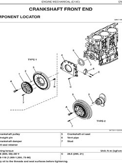 หนังสือ คู่มือการซ่อมเครื่องยนต์ HINO E13C