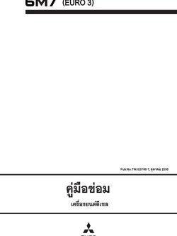 หนังสือ คู่มือการซ่อมเครื่องยนต์ MITSUBISHI 6M70 EURO 3 ภาษาไทย
