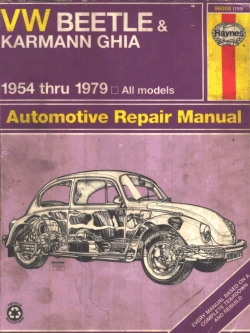 CD คู่มือซ่อมและ Wiring Diagram Volk Swagen BEETLE & KARMANN GHIA ปี 1954-1979 All models