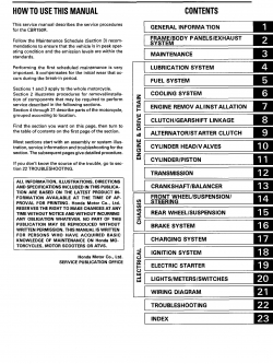 CD คู่มือซ่อม วงจรไฟฟ้า มอเตอร์ไซค์ Honda CBR150R (EN)