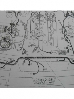 หนังสือ WIRING DIAGRAM รถยนต์ NISSAN CAFIRO เครื่องยนต์ RB20DE,RB20E (JP)
