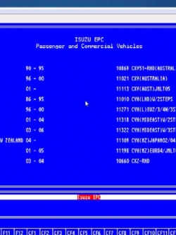 CD โปรแกรม isuzu worldwide2011