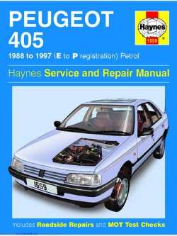 คู่มือซ่อม วงจรไฟฟ้า (wiring diagram) รถยนต์ peugeot 405 &apos;88 - 1993