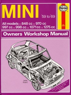 CD คู่มือซ่อมและ Wiring Diagram MINI Haynes ปี 59-69 รหัสสินค้า MNE-003