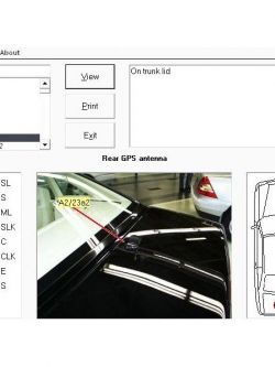 CD โปรแกรมบอกตำแหน่ง SENSOR ต่างๆของ MERCEDES BENZ V.2000