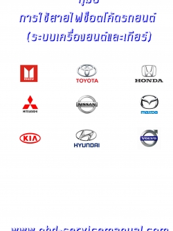 หนังสือ คู่มือการใช้สายไฟช็อตขั้ว อ่านและลบรหัสปัญหา ไฟโชว์ เครื่องยนต์และเกียร์ (ไฟกระพริบที่แผงหน้าปัด) และรหัสไฟกระพริบ 2 หลัก