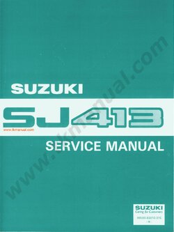 CD คู่มือการซ่อม และวงจรไฟฟ้าทั้งคัน SUZUKI CARIBIAN SJ413 (SJ50, SJ51) เครื่องยนต์คาบูเรอเตอร์