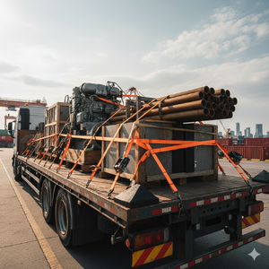 คู่มือเลือกสายรัดรถบรรทุก: รัดให้มั่นคง ปลอดภัยทุกเส้นทาง 🚚