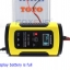 เครื่องชาร์จแบตเตอรี่รถยนต์ และรถจักรยานยนต์ ขนาดพกพา รุ่นล่าสุด Foxsur ( FBC-1205D)
