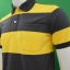 เสื้อโปโลลายริ้ว ดำ-เหลือง ไซร์ M-3XL ส่งKerry,ส่งฟรี,มีเก็บเงินปลายทาง Made in Thailand By Tanisa