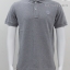 เสื้อโปโลผู้ชายสีเทา ปกทอขลิบ ผ้า Cotton100% ไซร์ M - XXXL