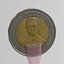 เหรียญพระเศียรเอียงเล็กน้อย เหรียญ 10 บาท 2 สี กาญจนาภิเษก พ.ศ 2539 รัชกาลที่ 9 (บล๊อคอิตาลี-หายาก)