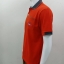เสื้อโปโลสีส้ม คอปก เทาดำ