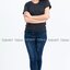 เสื้อยืด คอกลม แขนสั้น สีดำท็อปดาย Size S