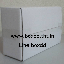 กล่องไปรษณีย์ฝาชนสีขาว BB ขนาด 14x20x10cm ไม่พิมพ์