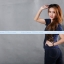 เสื้อยืด คอวี แขนสั้น สีกรมท่า Size S