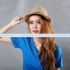 เสื้อยืด คอวี แขนสั้น สีฟ้าน้ำทะเล Size XL