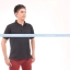 เสื้อโปโล TK แขนสั้น ทรงตรง สีดำ Size 2XL