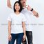 เสื้อยืด คอกลม แขนสั้น สีขาว Size 3XL
