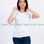 เสื้อยืด คอกลม แขนสั้น สีขาว Size 3XL