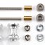 15403 TAMIYA Mini 4WD Double Aluminum Rollers (9-8mm.)