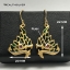 ต่างหูเศียรพญานาค Green enamel