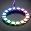 NeoPixels RGB แถบไฟ LED แบบวง สำหรับ Arduino