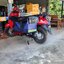 SuperJumbo36 กระเป๋ามอเตอร์ไซค์ ผ้าเต็นฑ์ 10M สำหรับมอเตอร์ไซค์ ทรงอ้วน เช่น Scopy Granfilano