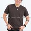 เสื้อยืด คอกลม แขนสั้น สีเทาเข้ม Size L