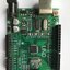 Green Arduino UNO R3 SMD บอร์ดเขียว พร้อมก้างปลาและสาย USB