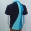 เสื้อโปโลโปตัดต่อ ดำ ฟ้า ปักตรามหาวิทลัยราชภัฎ