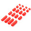 95400 Lightweight Plastic Spacer Set (12/6.7/6/3/1.5 , Red)
