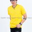 เสื้อยืด คอกลม แขนสั้น สีเหลือง Size M