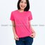 เสื้อยืด คอกลม แขนสั้น สีชมพู Sweety Size XL