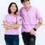 เสื้อยืด คอกลม แขนสั้น สีม่วงพาสเทล Size XL