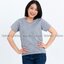 เสื้อยืด คอกลม แขนสั้น สีเทาท็อปดาย Size XL