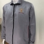 เสื้อแจ็คเก็ต ผ้าร่มไมโคร สีเทา แต่งสีแดง สินค้าสั่งผลิตมีครบไซร์