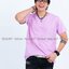 เสื้อยืด คอกลม แขนสั้น สีม่วงพาสเทล Size XL