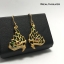 ต่างหูเศียรพญานาค Green enamel