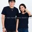 เสื้อยืด คอกลม แขนสั้น สีกรมท่า Size L