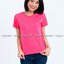 เสื้อยืด คอกลม แขนสั้น สีชมพู Sweety Size XL