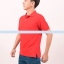 เสื้อโปโล TK แขนสั้น ทรงตรง สีแดง Size 3XL