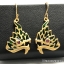 ต่างหูเศียรพญานาค Green enamel