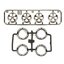 95330 Tamiya Low-Profile Tire & Black Plated Wheel Set (5-Spoke)
