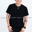 เสื้อยืด คอกลม แขนสั้น สีดำ Size S