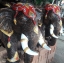 ช้างปั้นดินเผา ทรงเครื่องพรีเมี่ยม