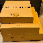 กล่องทรงแบน (P) ขนาด 30x34x7 cm ไม่พิมพ์ สำเนา