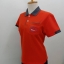 เสื้อโปโลสีส้ม คอปก เทาดำ